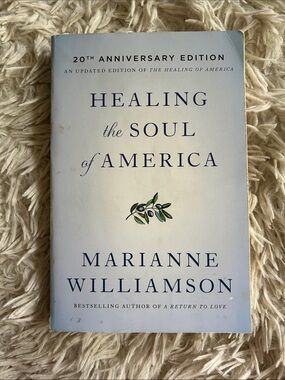 Healing the Soul of America Coffee Table Book - White & Blue